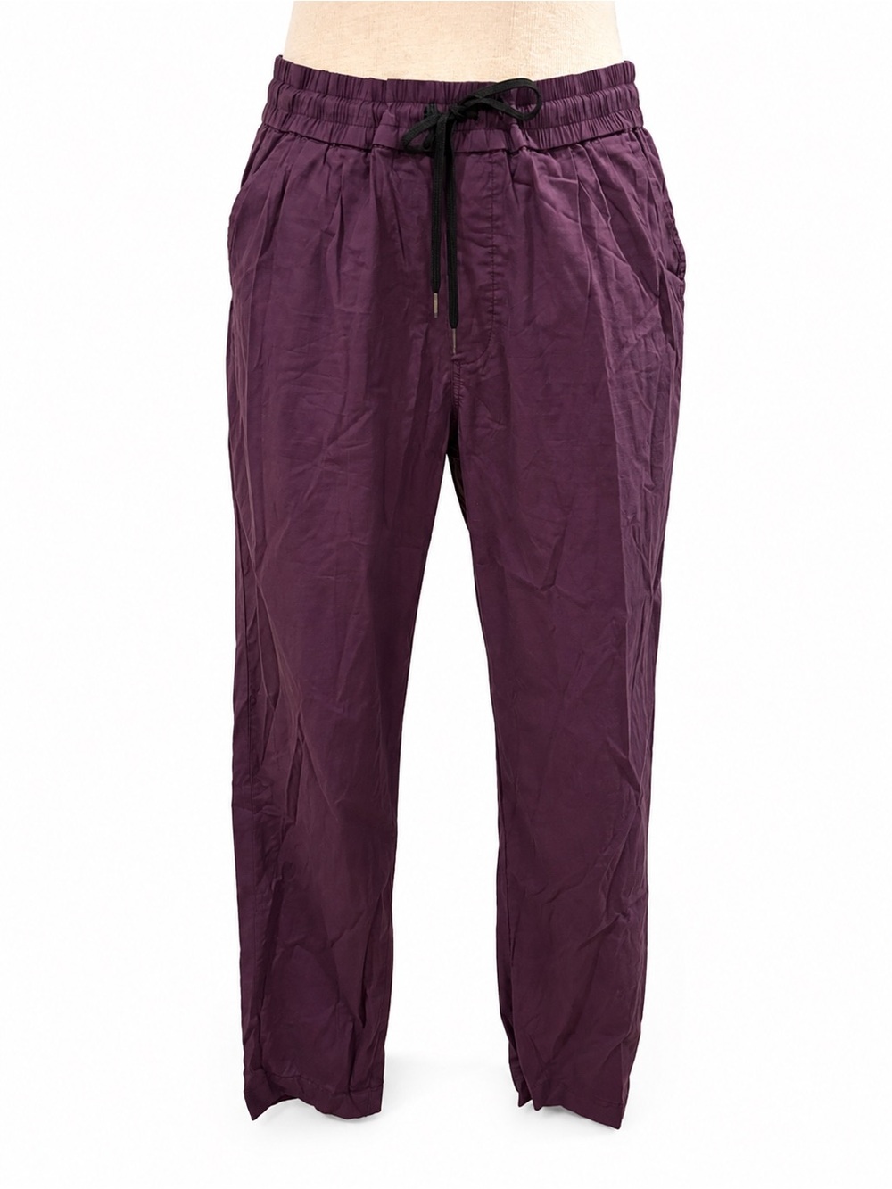 Scotch & Soda Amsterdam Couture Purple Jogger Pants XL Tapered Elastic Waist
